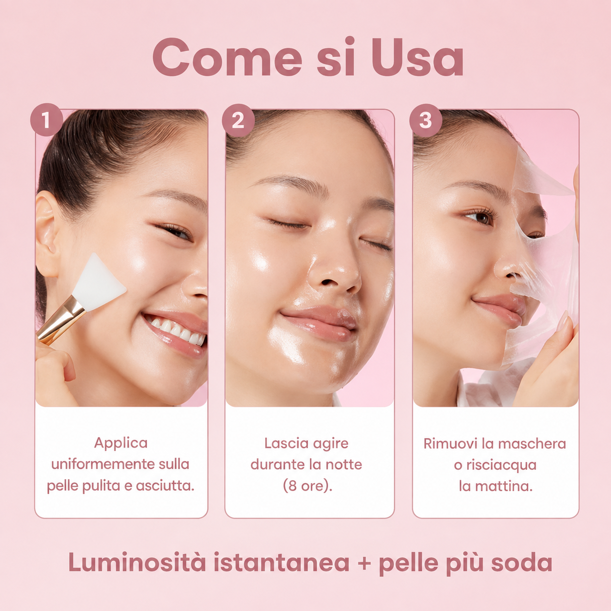 Maschera Notte Coreana Rigenerante al Collagene
